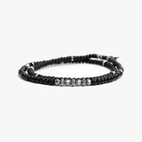 Matte and Polished Czech Glass Double