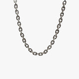 Sterling Flat Link Chain Necklace