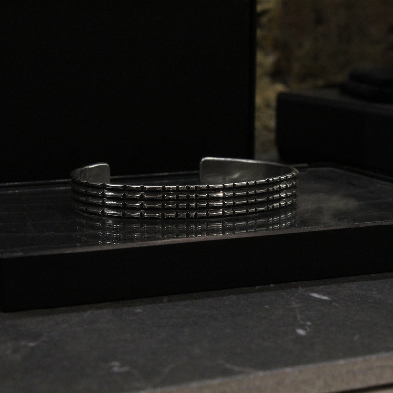 Beveled Sterling Cuff