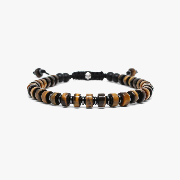 Yellow Tiger Eye, Gunmetal