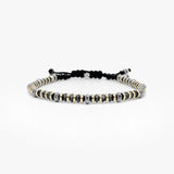 Sterling, Gold, Faceted Gunmetal