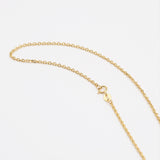 Double Initial Necklace | 14K Gold
