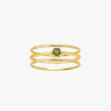 Peridot and 14K Gold