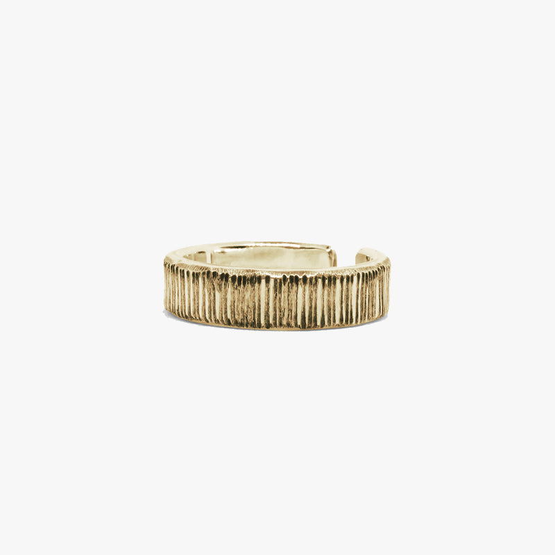 Etched Gold Ring