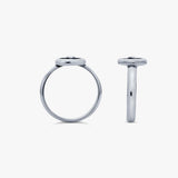 Sterling Wax Seal Heart Ring